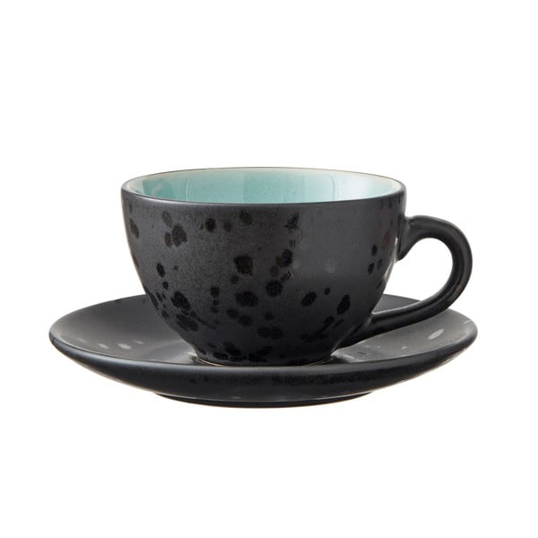 Fekete-sötétkék kerámia csésze szett 4 db-os 240 ml Gastro Black/Mix – Bitz-image-3