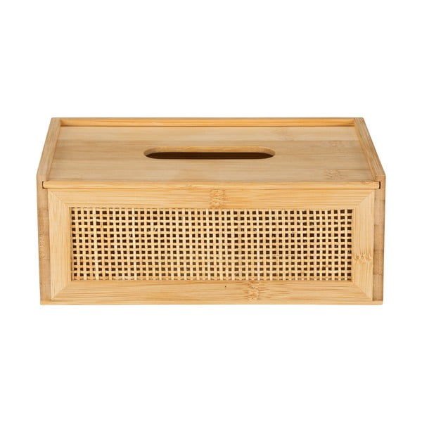 Rattan-bambusz zsebkendőtartó Allegre – Wenko-image-1