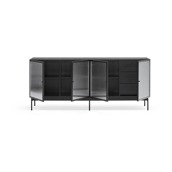 Blur fekete komód, szélesség 180 cm - Teulat-image-4