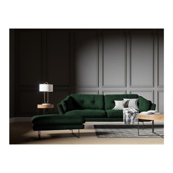 Gravity üvegzöld bársony puff - Windsor & Co Sofas-image-3