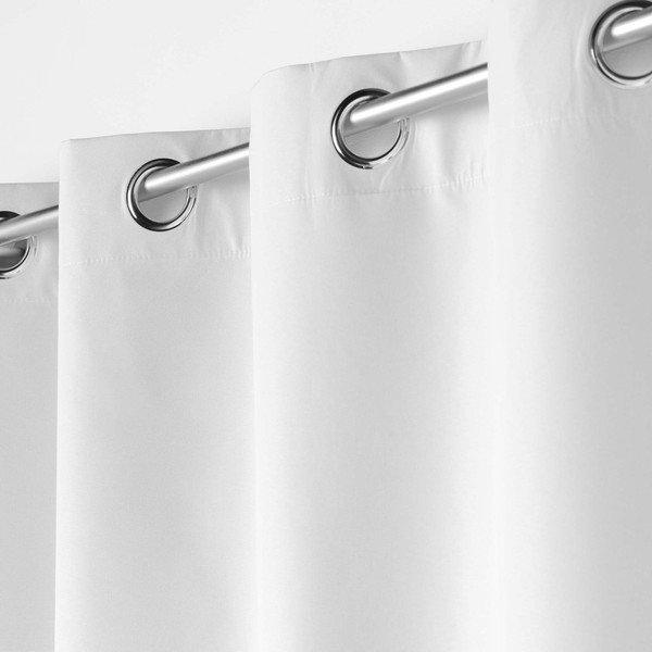 Világosszürke mikroszálas sötétítő függöny 140x260 cm Obscure – douceur d'intérieur-image-1