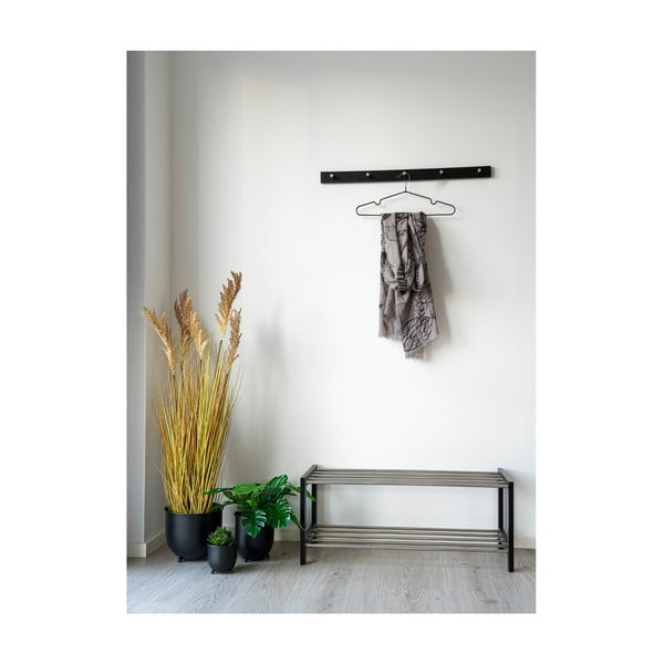 Fekete fém fali fogas Padova - House Nordic-image-1