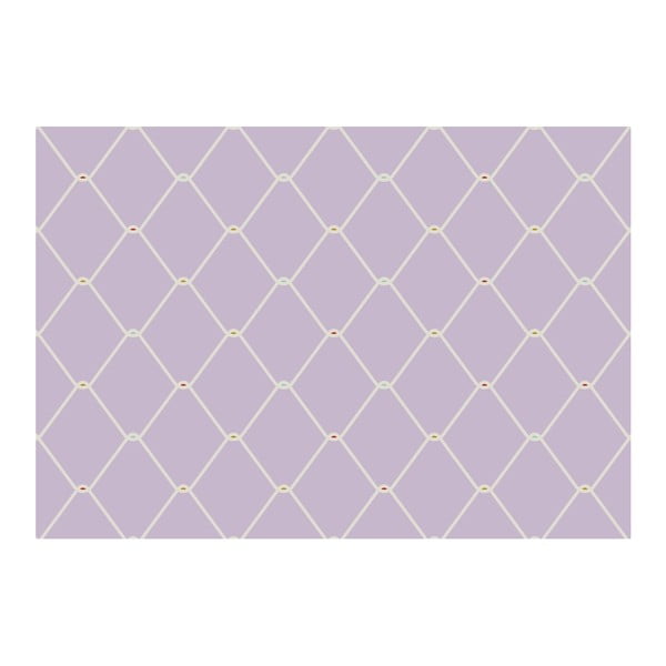 Misma kisméretű lila szőnyeg / lábtörlő, 75 x 52 cm - Zerbelli