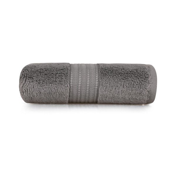 Sötétszürke pamut törölköző 30x50 cm Chicago – Foutastic-image-2