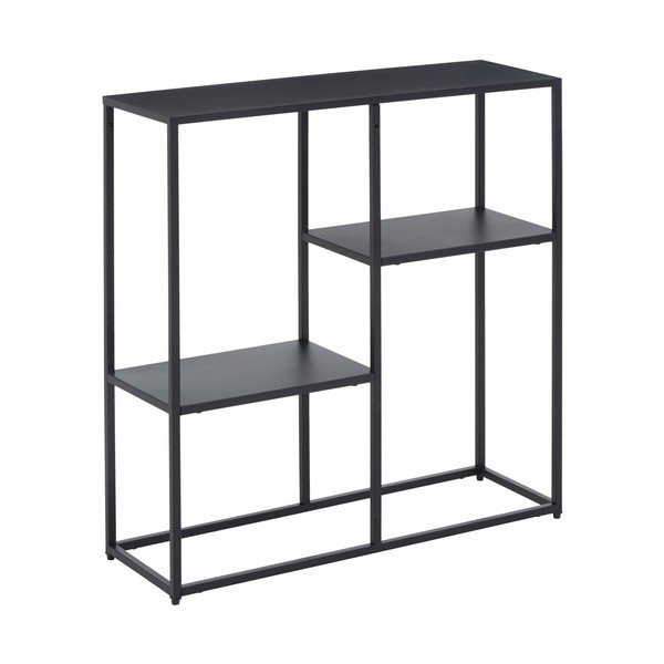 Fekete acél polcos állvány 80x81x26 cm Acero – Premier Housewares