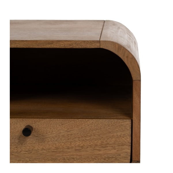 Natúr színű mangófa éjjeliszekrény Mahón – Ixia-image-3