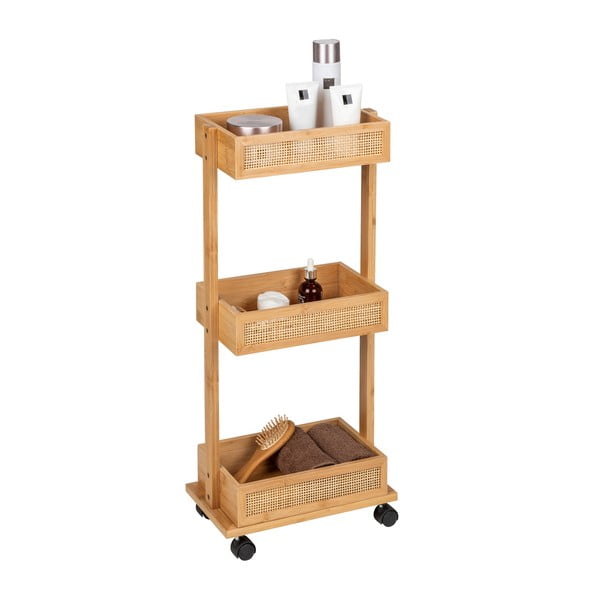 Allegre bambusz fürdőszobai polcos állvány - Wenko-image-2