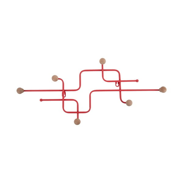 Piros fém fali fogas 60,5 cm Metro – PT LIVING