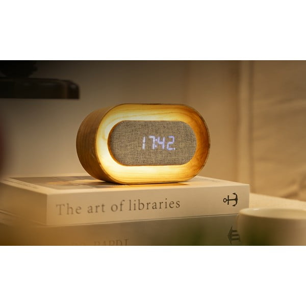 Digitális ébresztőóra Lumos Ash – Gingko-image-2