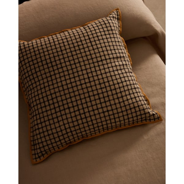 Lenkeverék párnahuzat 45x45 cm Airi – Kave Home-image-1