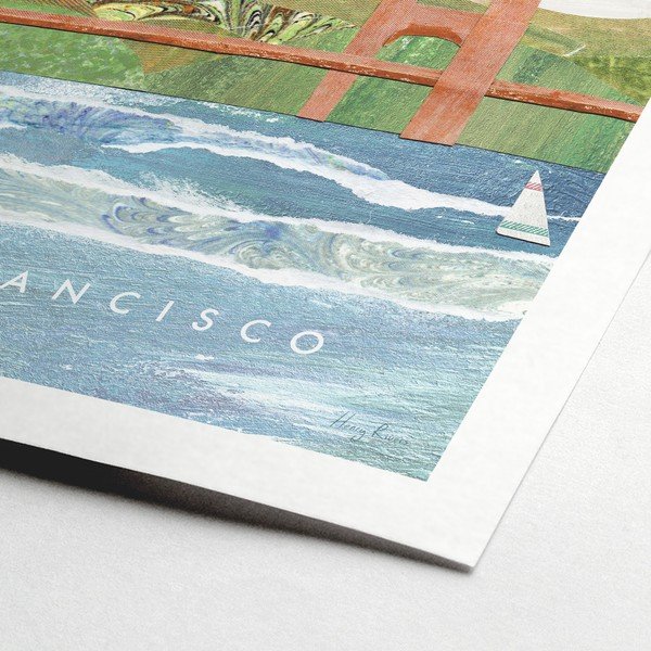 Poszter San Francisco, 30x40 cm - Travelposter-image-1