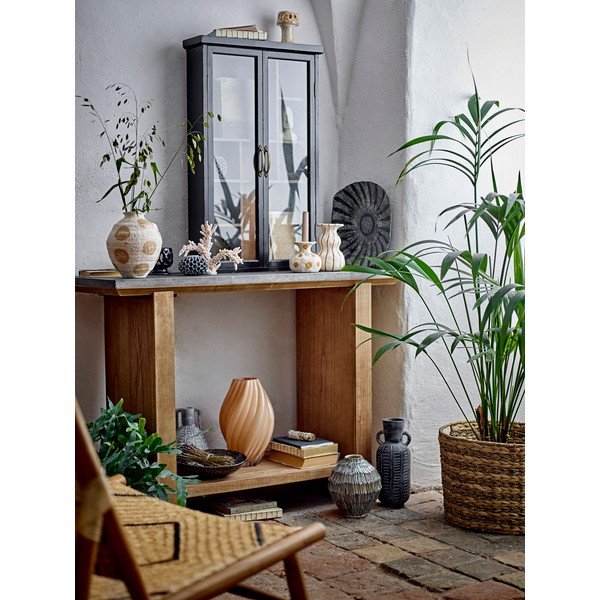 Narancssárga üveg váza (magasság 30 cm) Kanji – Bloomingville-image-3