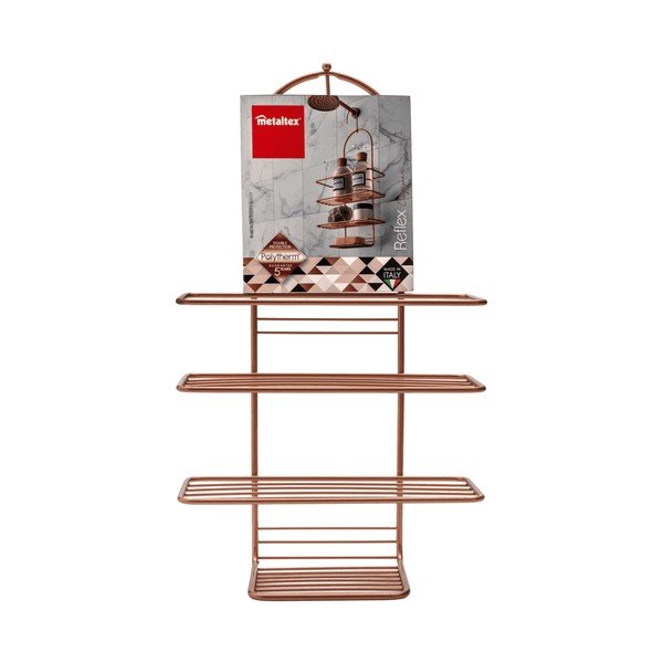 Copper fürdőszobai függőpolc - Metaltex-image-2