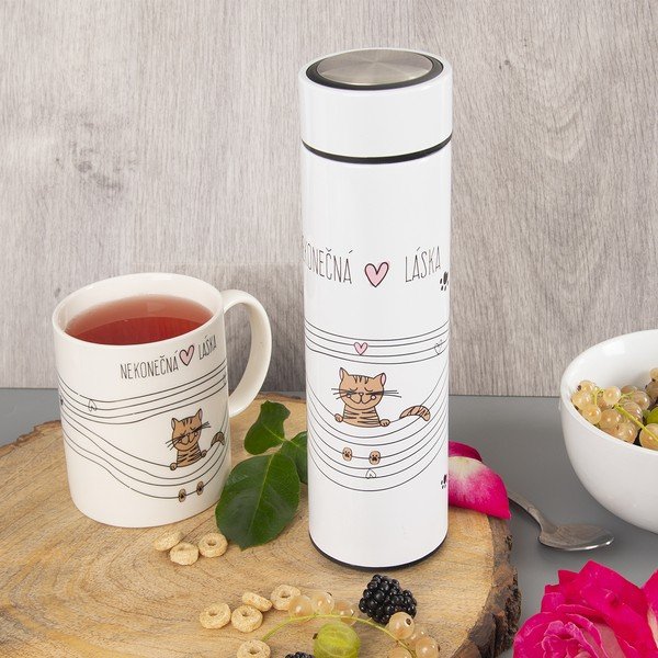 Fehér termosz 400 ml – Orion-image-1