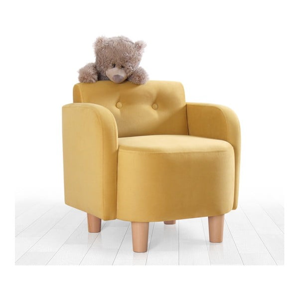 Sárga gyerek fotel Volie – Artie