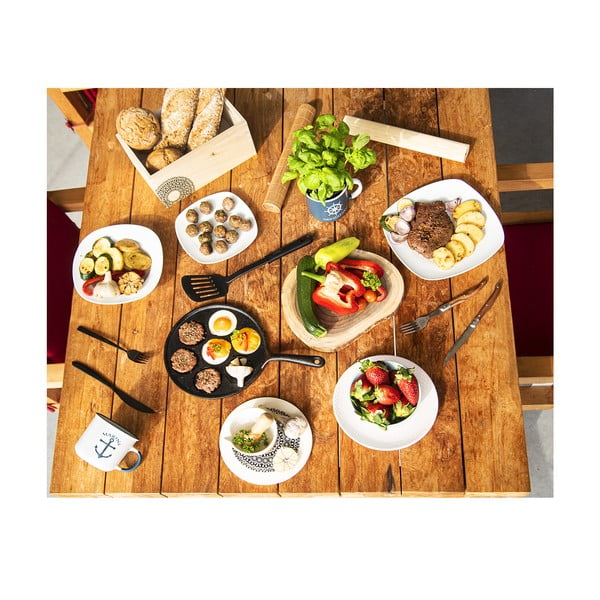 Ezüstszínű-natúr színű rozsdamentes acél evőeszköz készlet 2 db-os – Orion-image-3