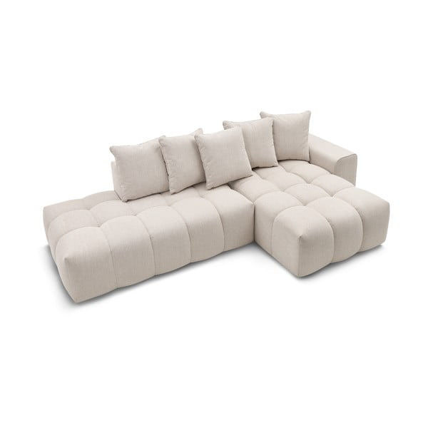 Bézs sarokkanapé (jobb oldali) Mont-Blanc – Bobochic Paris-image-4