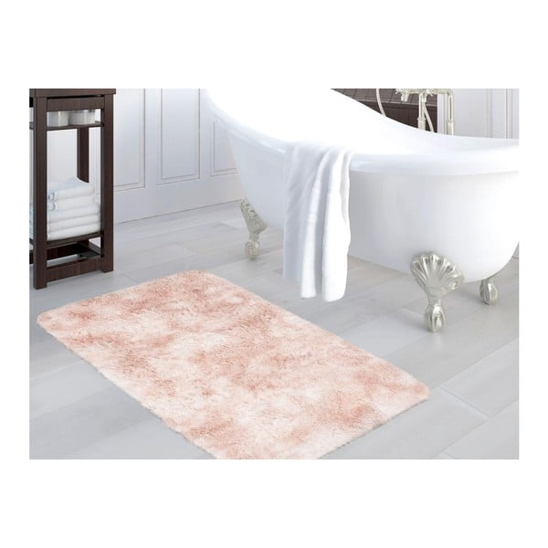 Melange lazacszínű fürdőszobai szőnyeg, 80 x 140 cm - Madame Coco