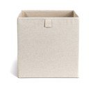 Bézs textil tárolódoboz 32x31,5x31,5 cm Soft Storage Cube – Bigso