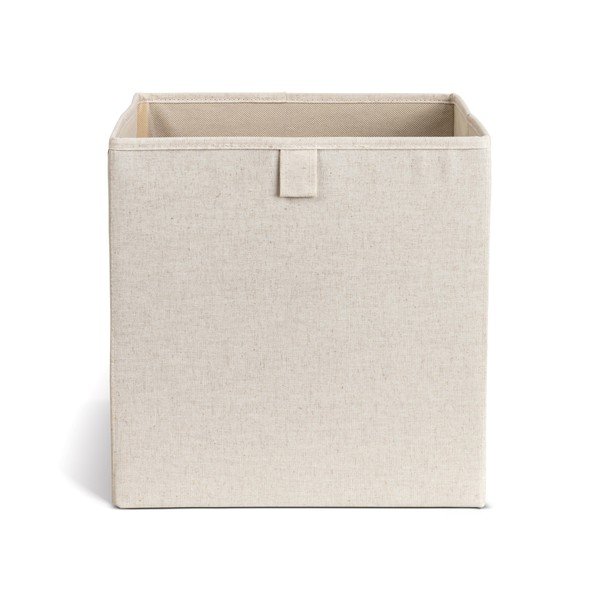 Bézs textil tárolódoboz 32x31,5x31,5 cm Soft Storage Cube – Bigso