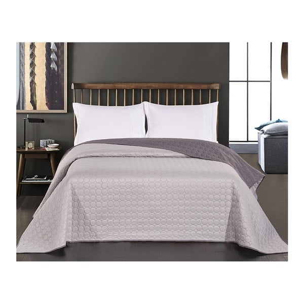 Salise Steel szürke kétoldalas mikroszálas ágytakaró, 170 x 210 cm - DecoKing-image-1