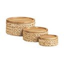 Vízijácint tárolókosár szett 3 db-os ø 30x15 cm Botofte – House Nordic