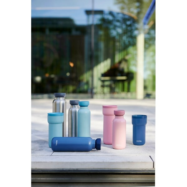 Ezüstszínű termobögre 375 ml Natural brushed – Mepal-image-3