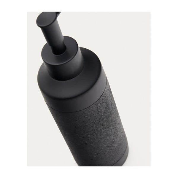 Fekete poligyanta szappanadagoló 420 ml Sisel – Kave Home-image-4