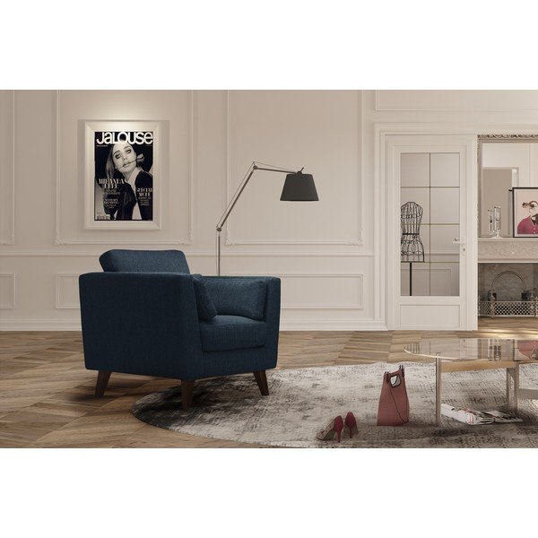 Elisa farmerkék fotel - Jalouse Maison-image-1