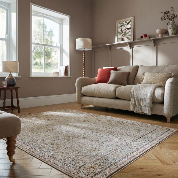 Natúr színű szőnyeg 120x160 cm Meena Vintage – Flair Rugs-image-2