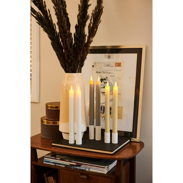 Elemmel működő LED gyertya szett 2 db-os (magasság 25 cm) Sara Crown – Sirius-image-3