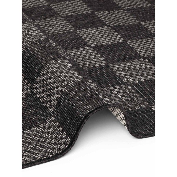 Fekete-krémszínű kültéri-beltéri szőnyeg 120x170 cm Haringey Dorothy – Ted Baker-image-4