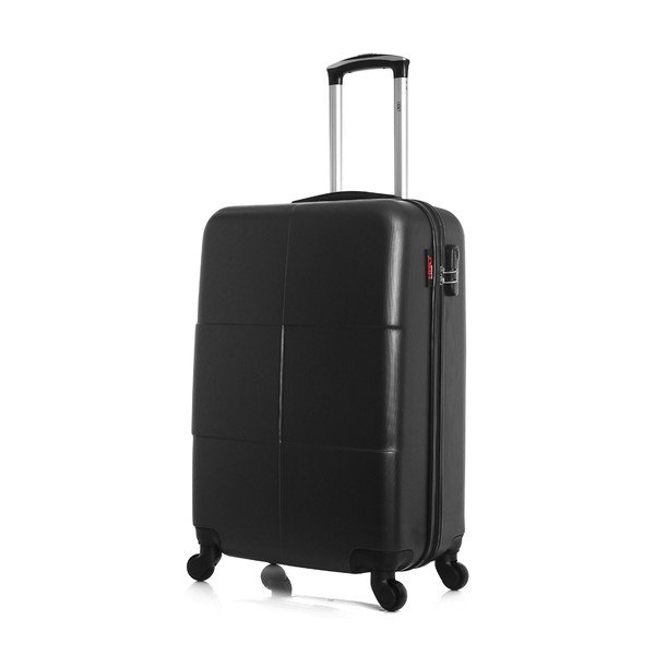 Coronado fekete gurulós bőrönd, 61 l - Hero-image-4