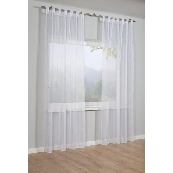 Fehér átlátszó függöny 245x140 cm Voile - Gardinia-image-1