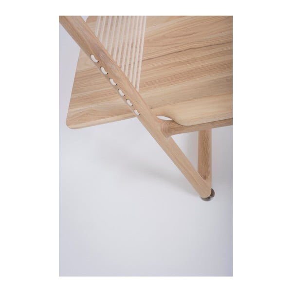 Muse tömör tölgyfa könyvespolc, magassága 216 cm - Gazzda-image-3