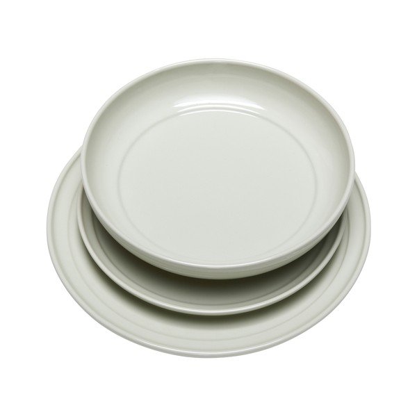 Krémszínű  agyagkerámia desszertes tányér ø 23 cm Amare – Hübsch-image-4