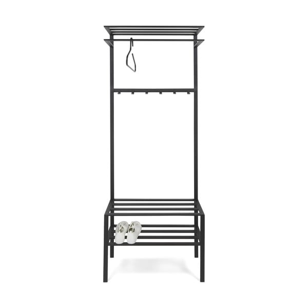 Fekete fém előszoba bútor Ivar – Spinder Design