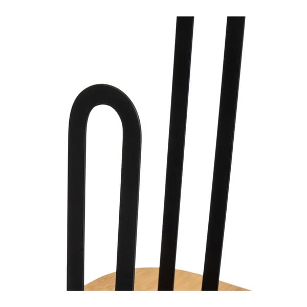 Fekete-natúr színű fém papírtörlő tartó – Casa Selección-image-2