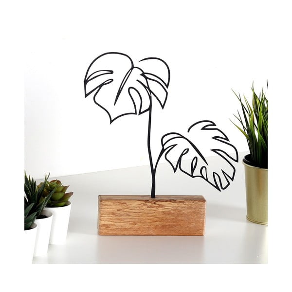 Fém szobor Leaves – Mioli Decor-image-3