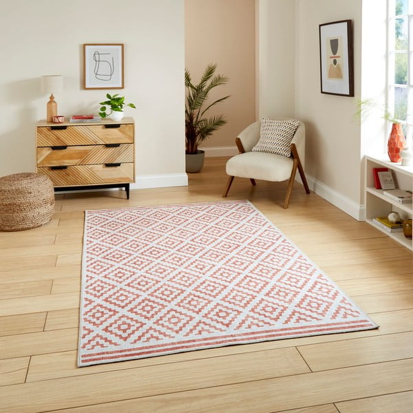 Narancssárga mosható szőnyeg 152x230 cm Coral Orange – Think Rugs-image-1
