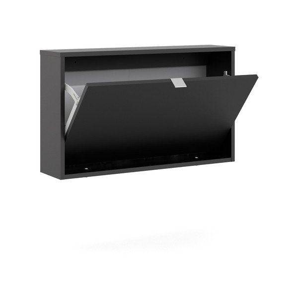 Fekete billenő ajtós függő cipőtartó Shoes – Tvilum-image-4