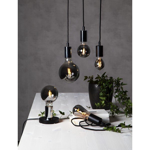 Meleg színű LED szálas izzó E27, 2 W Plain Smoke – Star Trading-image-3