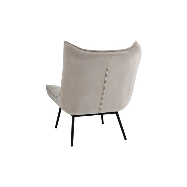 Bézs bársony fotel Legend – Ellos Home-image-4