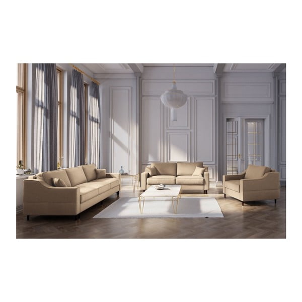 Narcisse bézs fotel - Mazzini Sofas-image-2