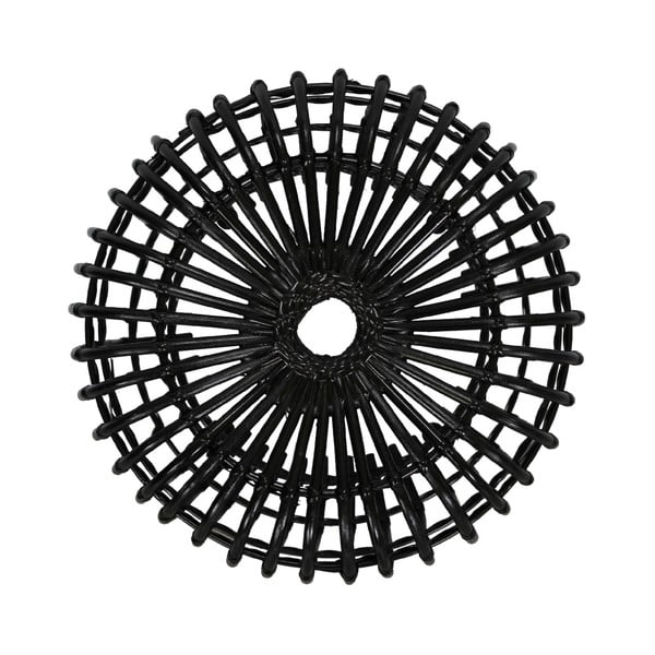 Ratta fekete rattan tárolóasztal - WOOX LIVING-image-1