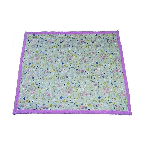 Rózsaszín-bézs gyerek takaró 80x100 cm – OYO kids-image-2