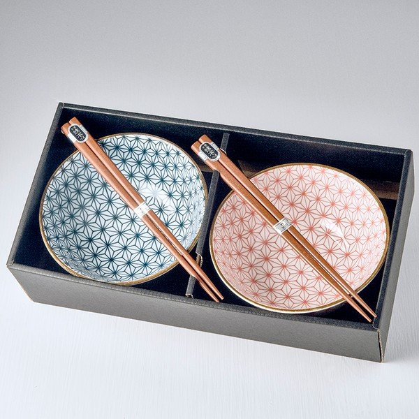 Asanoha 2 db-os tál és evőpálcika szett - MIJ-image-1