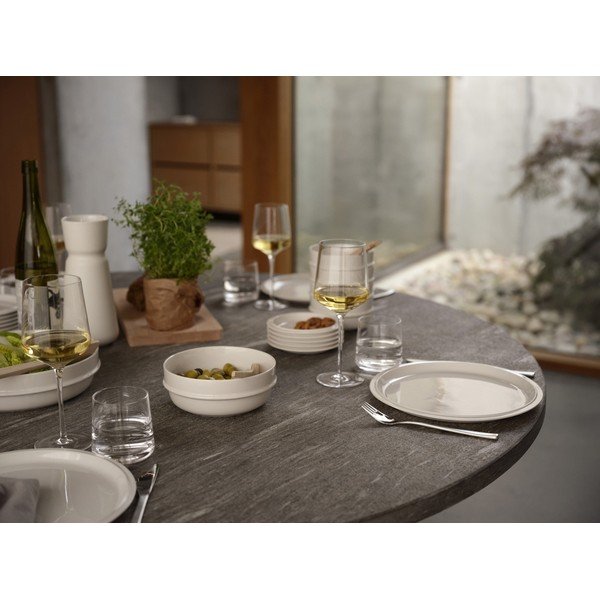 Krémszínű porcelán tányér ø 24 cm Eau – Zone-image-1