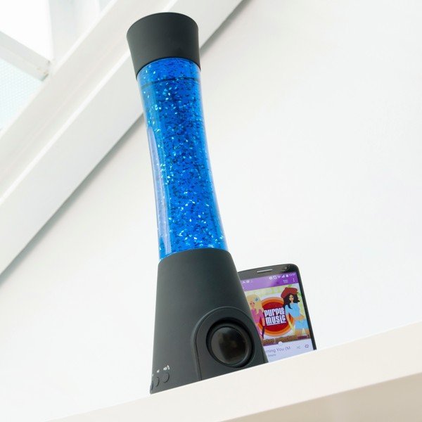 Flow Glitter Lamp asztali lámpa és hangszóró - InnovaGoods-image-1