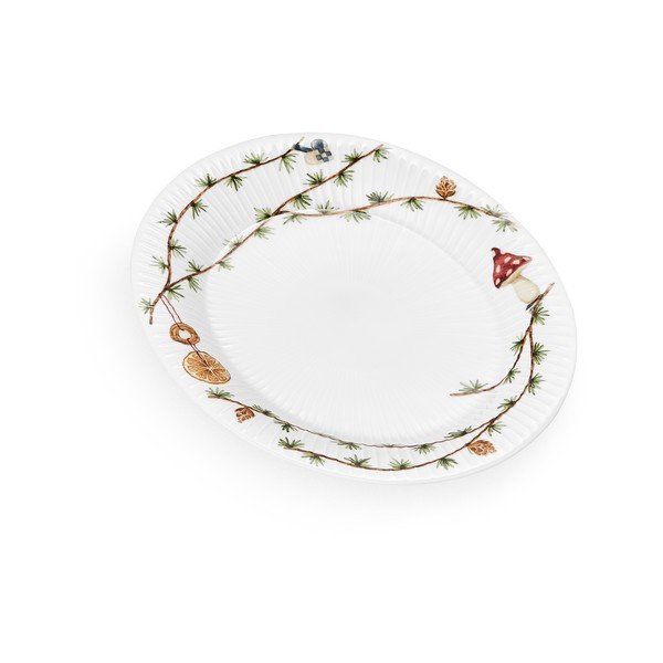 Porcelán tálca karácsonyi mintával 22,5x28,5 cm Hammershøi Christmas – Kähler Design-image-3